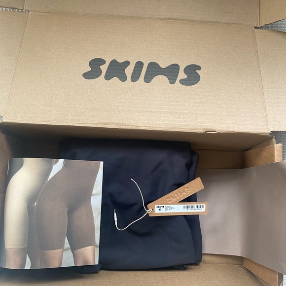 Skims Body Tank Long Slip Dress Onyx - Picture 3 of 7